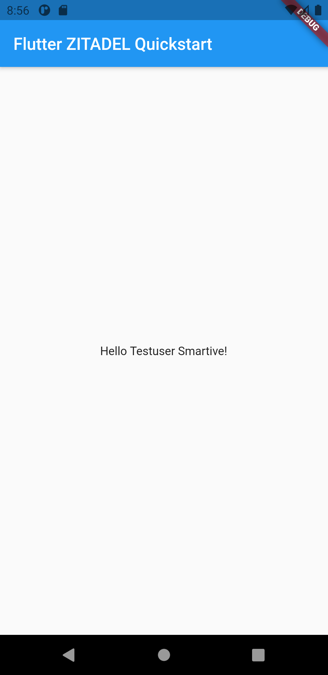 Flutter Authenticated